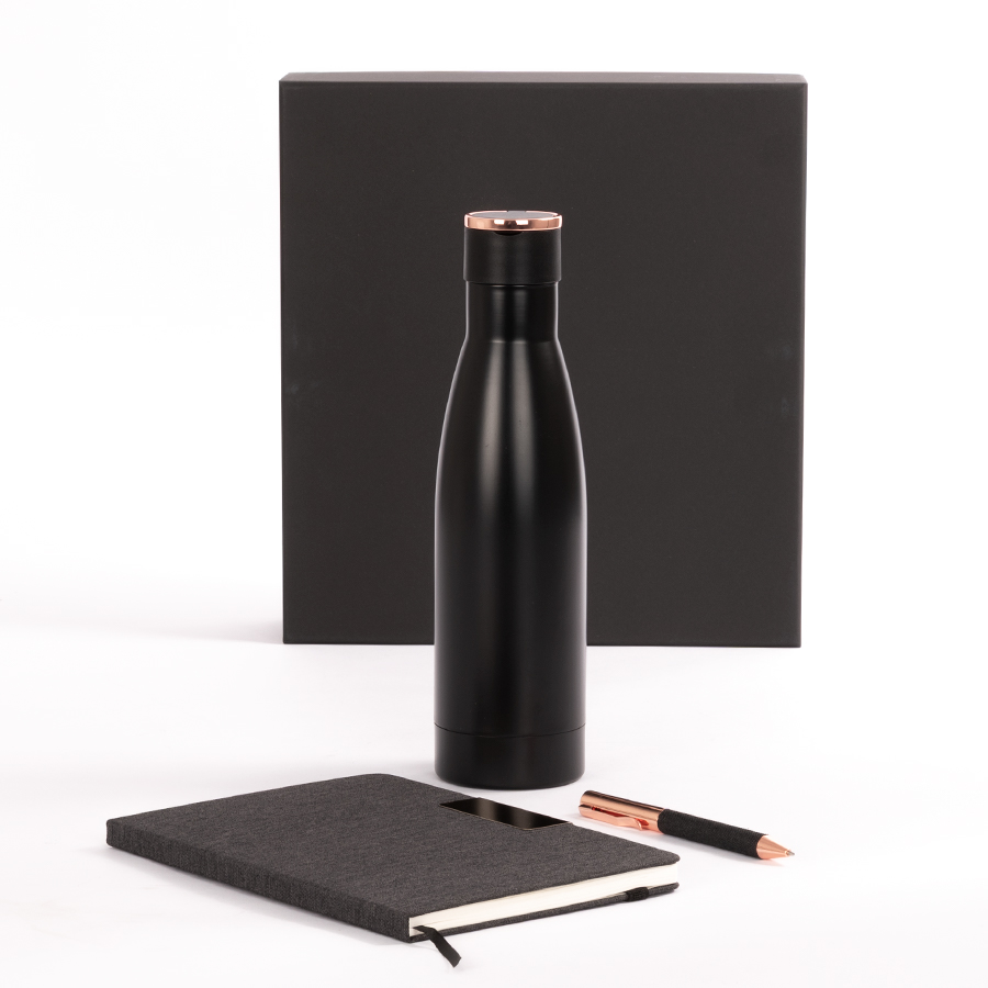 Set de regalo epic negro con detalles encobrizados. Set de regalo epic negro con detalles encobrizados. - vista 10