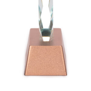 Trofeo galvano de cristal rune con base encobrizada. Trofeo galvano de cristal rune con base encobrizada. - vista 6