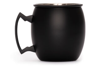 Tazón metálico matt black 400cc