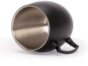 Tazón metálico matt black 400cc