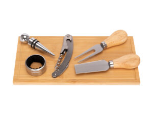Set Wine & Cheese Futrono De Bamboo