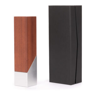 Bloque trofeo de acero y madera lukas - vista 8