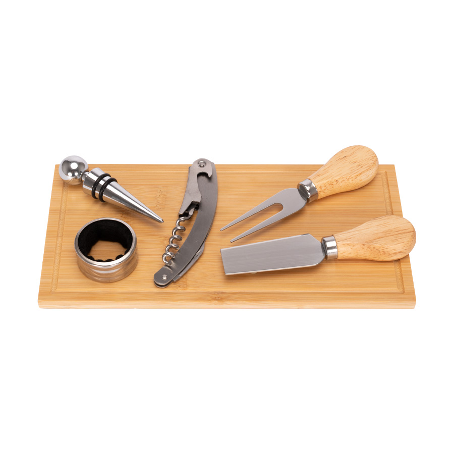 Set wine & cheese futrono de bamboo Set wine & cheese futrono de bamboo - vista 8