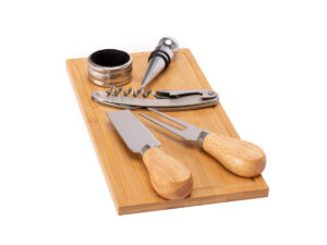 Set Wine & Cheese Futrono De Bamboo