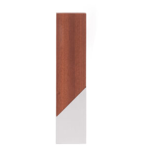 Bloque trofeo de acero y madera lukas - vista 5
