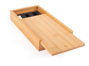 Set Wine & Cheese Futrono De Bamboo