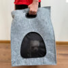 Bolso de fieltro porta mascota Bolso de fieltro porta mascota