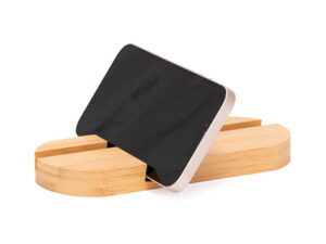 Base soporte bamboo ganges para tablet y celular