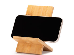 Base soporte bamboo para tablet y celular Base soporte bamboo para tablet y celular - vista 6