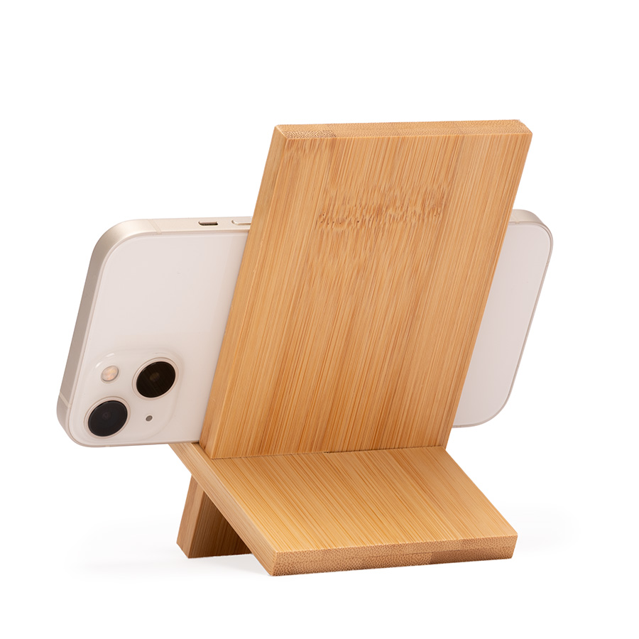 Base Soporte Bamboo Para Tablet Y Celular Base Soporte Bamboo Para Tablet Y Celular - Imagen 7
