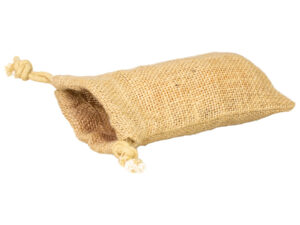 Bolsa de yute tipo saco