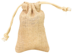 Bolsa de yute tipo saco