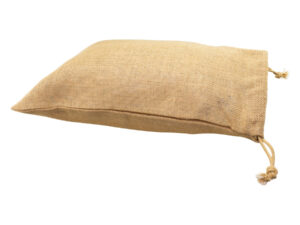 Bolsa de yute tipo saco