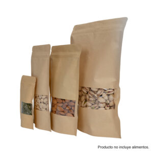 Bolsa doypack kraft 80ml Bolsa doypack 250ml - vista 3
