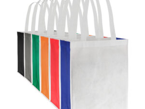 Bolsa bicolor blanca