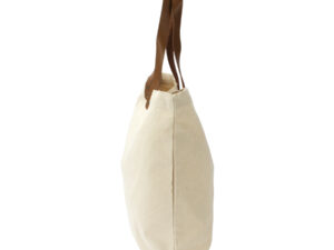 Bolsa de compras 10oz canvas asas cuero - vista 4