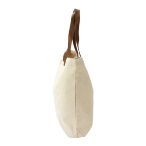 Bolsa de compras 10oz canvas asas cuero Bolsa de compras 10oz canvas asas cuero - vista 4