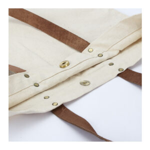 Bolsa de compras 10oz canvas asas cuero Bolsa de compras 10oz canvas asas cuero - vista 7