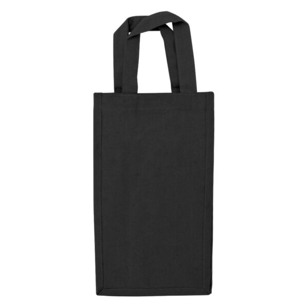 Bolsa 2 botellas de vino 100% algodón canvas
