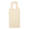 Bolsa 2 botellas de vino 100% algodón canvas
