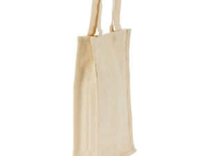 Bolsa 2 botellas de vino 100% algodón canvas