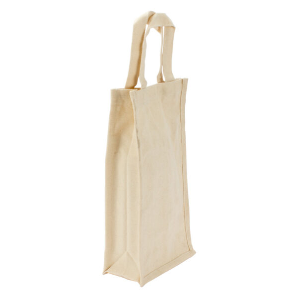 Bolsa 2 botellas de vino 100% algodón canvas Bolsa 2 botellas de vino 100% algodón canvas - vista 2