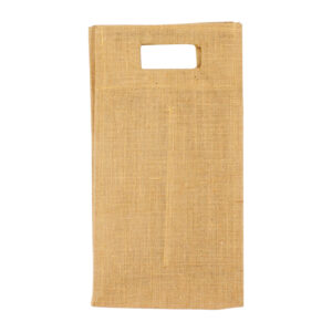Bolsa de yute 2 botellas de vino
