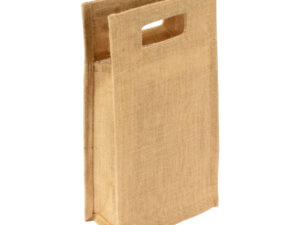 Bolsa de yute 2 botellas de vino
