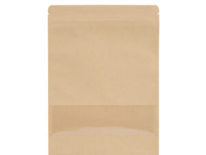 Bolsa doypack 1500ml de papel kraft, para alimentos