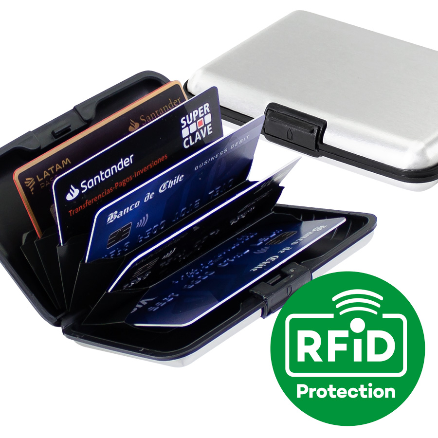 Porta-tarjetas anti-clonación RFID Porta-tarjetas anti-clonación RFID