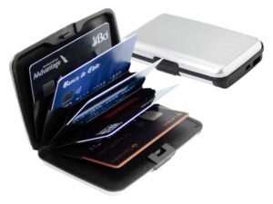 Porta-tarjetas anti-clonación rfid con power bank - vista 2