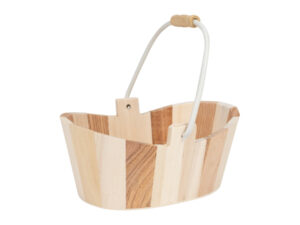 Canasto Ovalado De Madera Canasto Ovalado De Madera