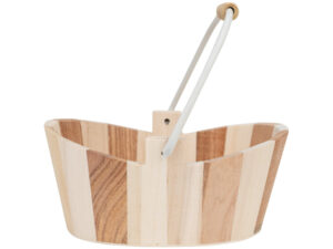 Canasto Ovalado De Madera