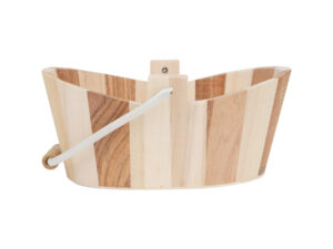 Canasto Ovalado De Madera Canasto Ovalado De Madera