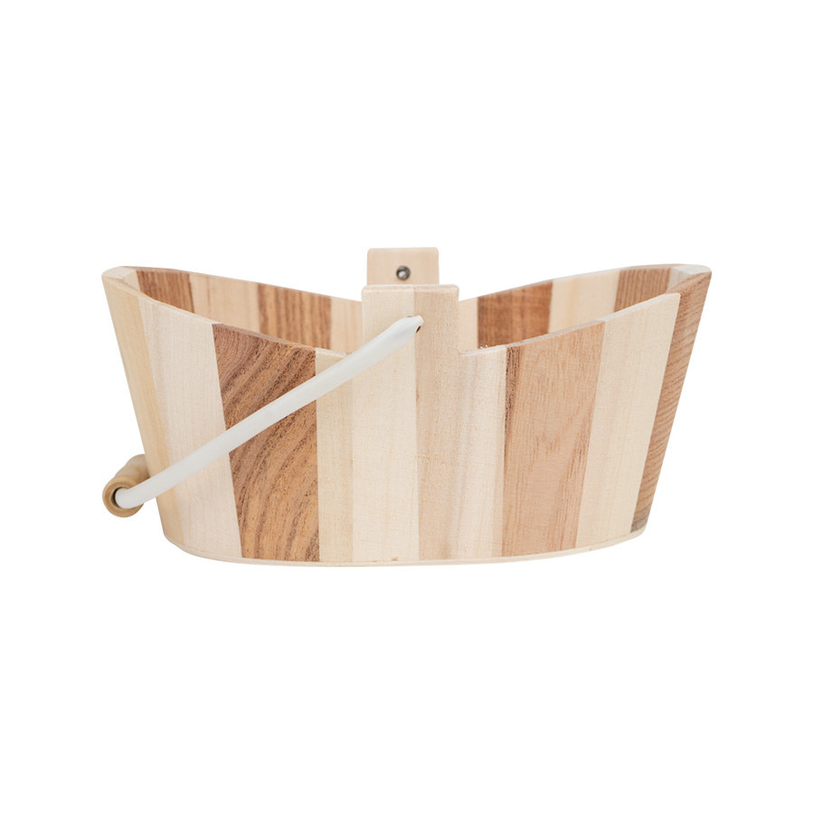 Canasto Ovalado De Madera Canasto Ovalado De Madera - Imagen 5