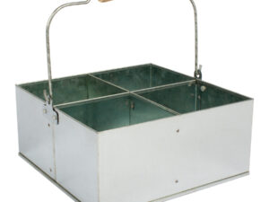Canasto galvanizado con mango