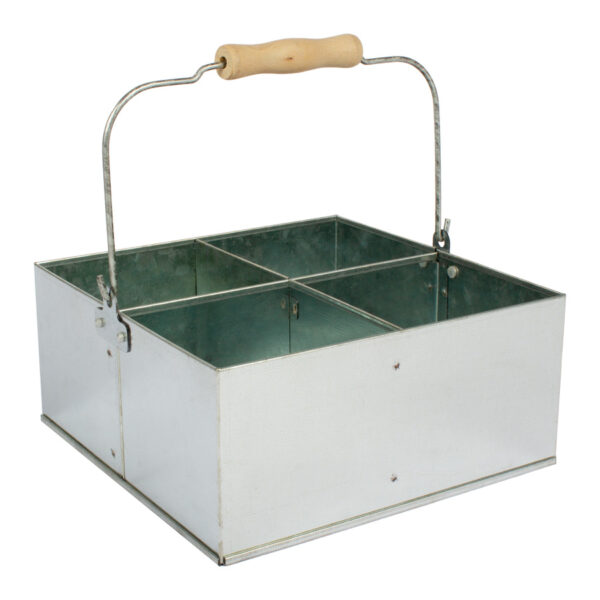 Canasto galvanizado con mango