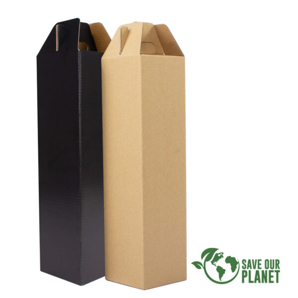 Caja autoarmable para 1 vino