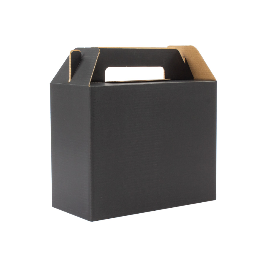 Caja autoarmable con asas, 25x20x12 cm Caja autoarmable con asas, 25x20x12 cm