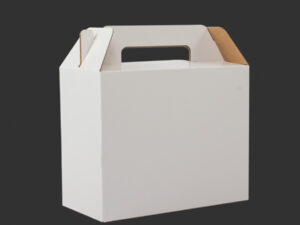 Caja autoarmable con asas, 25x20x12 cm Caja autoarmable con asas, 25x20x12 cm