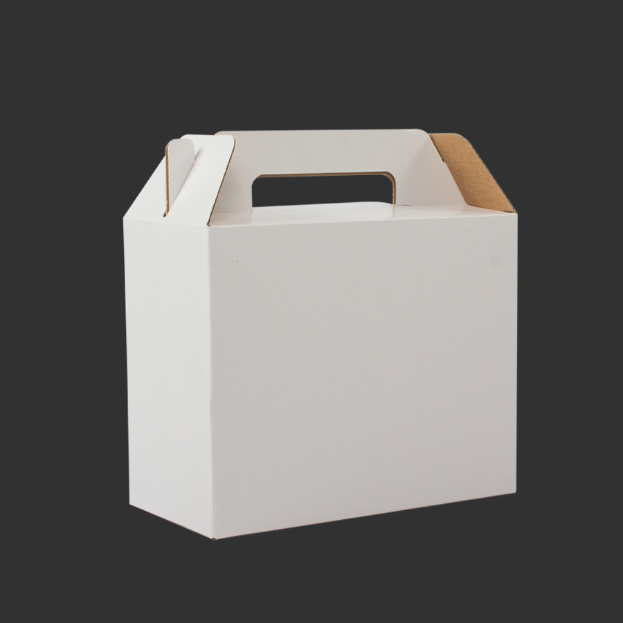 Caja autoarmable con asas, 25x20x12 cm Caja autoarmable con asas, 25x20x12 cm - Imagen 3