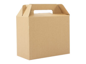 Caja autoarmable con asas, 25x20x12 cm Caja autoarmable con asas, 25x20x12 cm