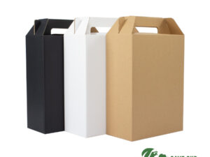 Caja autoarmable con asas, 26x35x13 cm