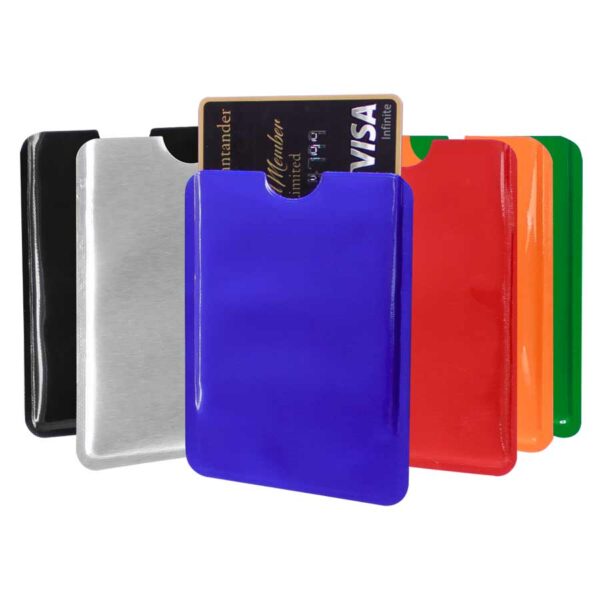 Funda protectora tarjetas anti-clonación RFID