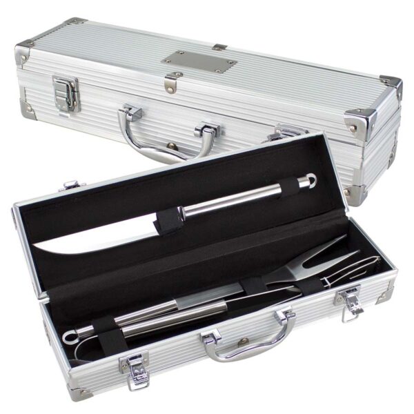 Deluxe bbq set metálico