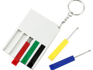 Llavero con mini-destornilladores