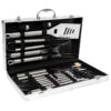 Deluxe bbq set metálico de 24 piezas