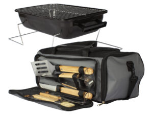 Set bolso - cooler - parrilla - herram.