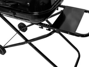 Parrilla plegable con ruedas