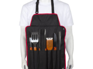 Delantal bbq con 9 herramientas Delantal bbq con 9 herramientas